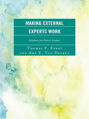 cover image of Making External Experts Work